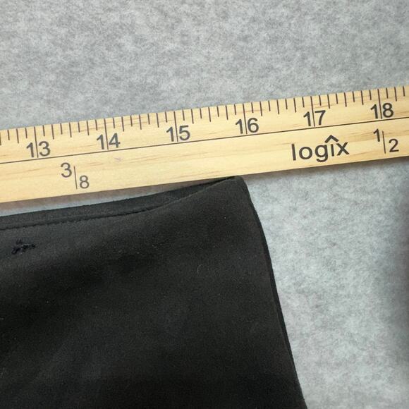 Andrew Marc Faux Suede Leggings Women's M Black Pull on Pant APCW1023 High Rise - Picture 4 of 8